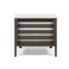 Oana - Armless Chair - White - Image 3