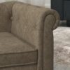 Modern Linen Fabric Elevated Pet Bed Sofa For Small And Medium Dogs - Brown - Image 7