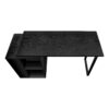 Computer Desk, Home Office, Left, Right Set-Up, Storage Shelves, Work, Laptop, Contemporary, Modern - Black - Image 4