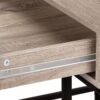 Computer Desk For Home Office, Laptop, Storage Drawers, Contemporary Versatile Placement - Taupe - Image 5