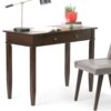 Carlton - Home Office Desk - Dark Tobacco Brown - Image 7