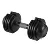 22Lbs Adjustable Dumbbell Steel And Plastic - Black - Image 6