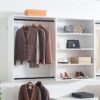 Devi - Wall Mounted Wood Closet System Modular Versatility And Warm - White - Image 9