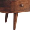 Rounded Entertainment Unit - Walnut - Image 7