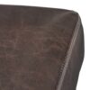 Bar Stools (Set of 2), Upholstered Barstools Armless, Rubber Wood Leg - Brown - Image 13