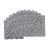 Interlocking Deck Tiles Plastic Waterproof Outdoor All Weather Anti-Slip Bathroom Shower Balcony Porch Strong Weight Capacity Upto 440 Lbs, Pebble Stone Pattern Pack Of 12 - Gray - Image 19