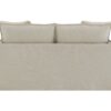 Upendo - Pattern Linen Loveseat With 2 Toss Pillows - Beige - Image 4
