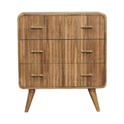 T Bar Ridged Chest - Brown
