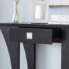 Accent Console, Hallway Table With Small Drawer - Red Cocoa - Image 2