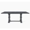 Devingo - Extendable Dining Table Rustic Style - Gray - Image 9