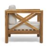 Brava - Modern Club Chair With Water Resistant Cushions - Beige - Image 8
