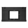 Fireplace TV Stand For Tvs Up To 65", Entertainment Center With 23" Electric Fireplace, Farmhouse TV Stand Industrial Media Console With Sliding Barn Door For Living Room - Dark Gray - Image 8