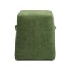 Oliver - Tapered Square Upholstered Ottoman - Moss Green Fleeced - Image 2