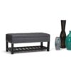 Lomond - Storage Ottoman Bench - Stone Gray - Image 8