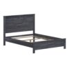 Albany - Full Bed Frame With Headboard, Heavy Duty Modern Rustic Design - Gray - Image 6