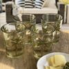 Palm Tree Design Acrylic Glasses (Set of 4) Dof 15Oz, Unbreakable Bpa Free Plastic Tumblers - Clear - Image 3