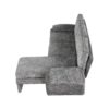 Convertible Futon Sofa Bed Futon Sofa Couch With An Adjustable Backrest, A Reversible Chaise Lounge And 2 Removable Armrest Pillows For Living Room - Gray - Image 19