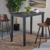 Bar Table With Tapered Legs - Gray - Image 2