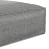 Brody - Large Square Coffee Table Pouf - Distressed Gray - Image 4