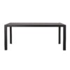 Modern Metal And Polypropylene 7 Piece Outdoor Dining Set With Stackable Chairs - Black - Image 14