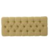 Hilton - Ottoman Bench With Button - Tufted Diamond Stitching - Yellow - Image 9