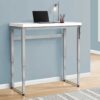 Computer Desk, Home Office, Standing, Adjustable, Laptop, Contemporary And Modern - White - Image 11