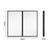 26X30" Black Metal Framed Wall Mount Or Recessed Bathroom Medicine Cabinet With Mirror - Black - Image 11