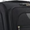 Softside Luggage Expandable 3 Piece Set Suitcase Upright Spinner Softshell Lightweight Luggage Travel Set - Black - Image 8