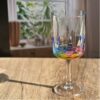 Leadingware Rainbow Diamond Plastic Wine Glasses (Set of 4), Unbreakable Bpa Free Acrylic, 16Oz - Clear - Image 9