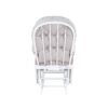 Madison - Glider & Ottoman - White / Gray - Image 3