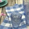 Elegant Diamond Cut Acrylic Glasses (Set of 4) 12Oz, Bpa Free - Blue - Image 4