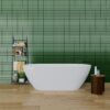 63" Shiny Acrylic Freestanding Soaking Bathtub With Chrome Overflow And Drain, Cupc Certified 22A09-63 - White - Image 2