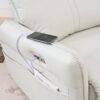 29.92" 270 Power Swivel Rocker Recliner Chair, Electric Glider Reclining Sofa With USB Ports, Power Swivel Glider, Rocking Chair Nursery Recliners For Living Room Bedroom - Light Gray - Image 11