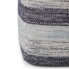 Clay - Square Pouf - Patterned Blue Melange - Image 3