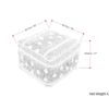 Mapleton - Outdoor / Indoor Pouf - Beige Gray / White - Image 6