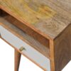 Mini Hand Painted Bedside Table - Light Blue - Image 5