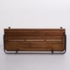 Outdoor Bench With Powder Coated Iron Frame - Teak - Image 8