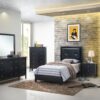 Primo - Twin Bed - Black - Image 4