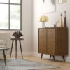 Lowry - Medium Storage Cabinet - Rustic Natural Aged Brown - Image 9