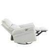 29.92" 270 Power Swivel Rocker Recliner Chair, Electric Glider Reclining Sofa With USB Ports, Power Swivel Glider, Rocking Chair Nursery Recliners For Living Room Bedroom - Light Gray - Image 20