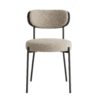Boucle Modern Kitchen Dining Chair With Ash Veneer Bentwood Back (Set of 2) - Brown - Image 11
