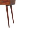 Triple Curved Console Table - Brown - Image 6