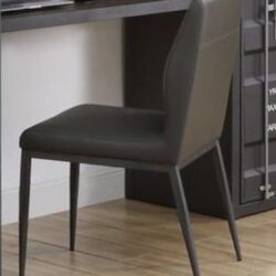 Cargo - Synthetic Leather Chair - Gunmetal
