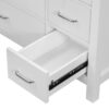 Bathroom Vanity With Ceramic Sink Combo, Abundant Storage Cabinet -2 Soft-Close Doors And 5 Drawers - White - Image 22