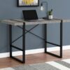 Computer Desk For Home Office, Versatile Placement - Gray - Image 4