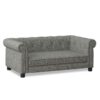Modern Linen Fabric Elevated Pet Bed For Small And Medium Dogs - Light Gray - Image 9