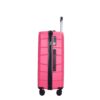Hardshell Suitcase Spinner Wheels Pp Luggage Sets Lightweight Durable Suitcase With Tsa Lock, 3 Piece Set (20/24/28) - Rose - Image 4