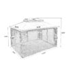 13 0 Outdoor Patio Gazebo Canopy Tent With Ventilated Double Roof And Mosquito Net (Detachable Mesh Screen On All Sides) Suitable For Lawn Garden Backyard And Deck Top - Brown - Image 3