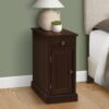 Accent End Table, Storage Drawer, Versatile Design - Espresso - Image 3
