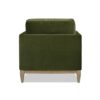 Knox - Modern Farmhouse Chaise Lounge Chair - Olive Green - Image 4